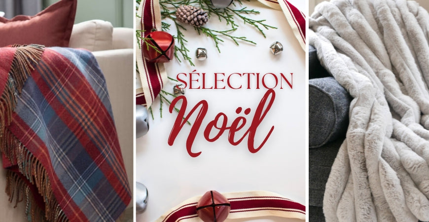 Sélection de Noël : plaid écossais rouge et plaid fausse fourrure – Plaid Addict