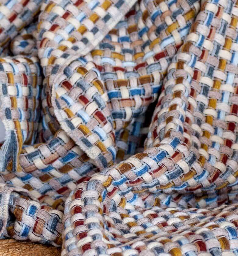 Plaid Missoni Jocker 148 - cadeau déco en 80% Laine, 20% Polyamide tissé en Italie