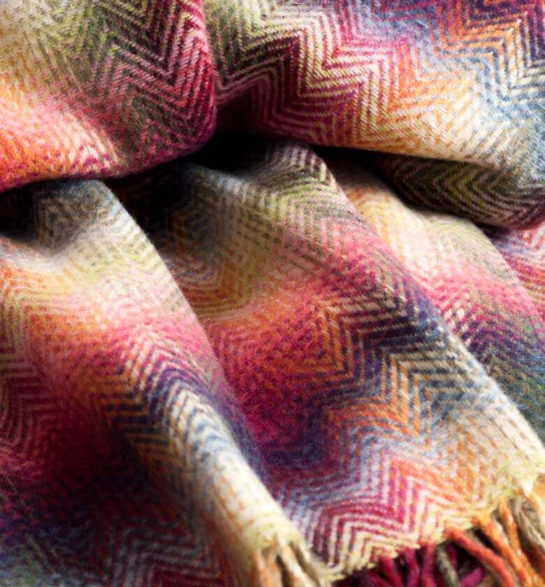 Plaid Missoni Montgomery 156 - confort et douceur en 70% Laine, 30% Polyamide