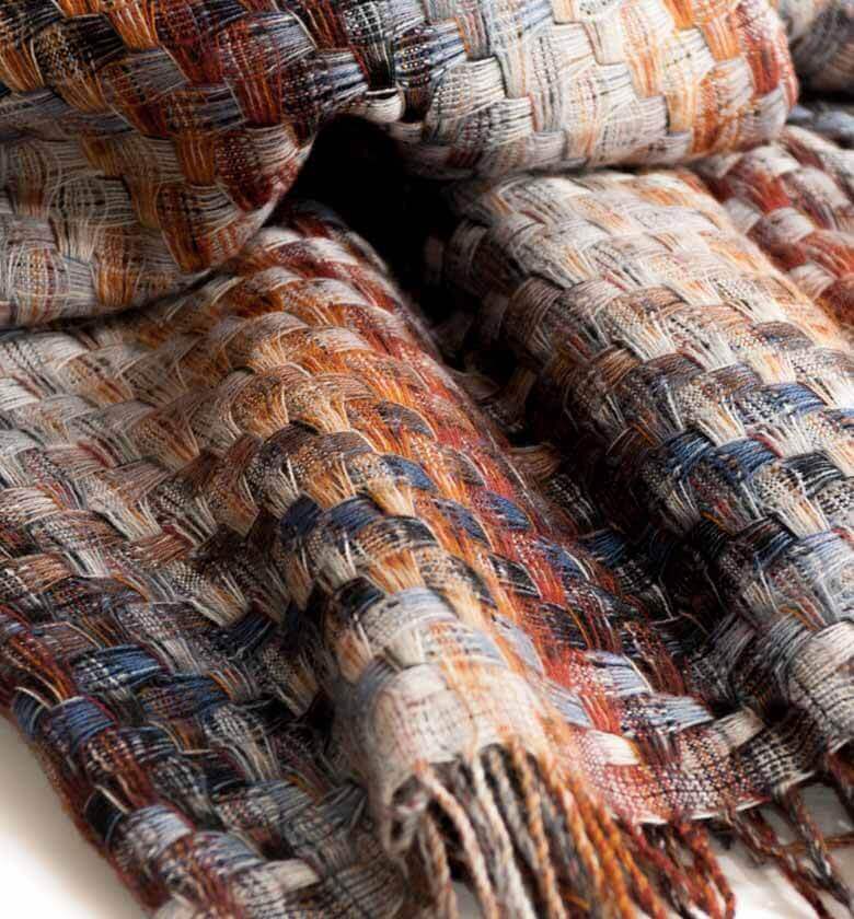 Plaid Missoni Husky 160 - en Pure Laine - tissé en Italie