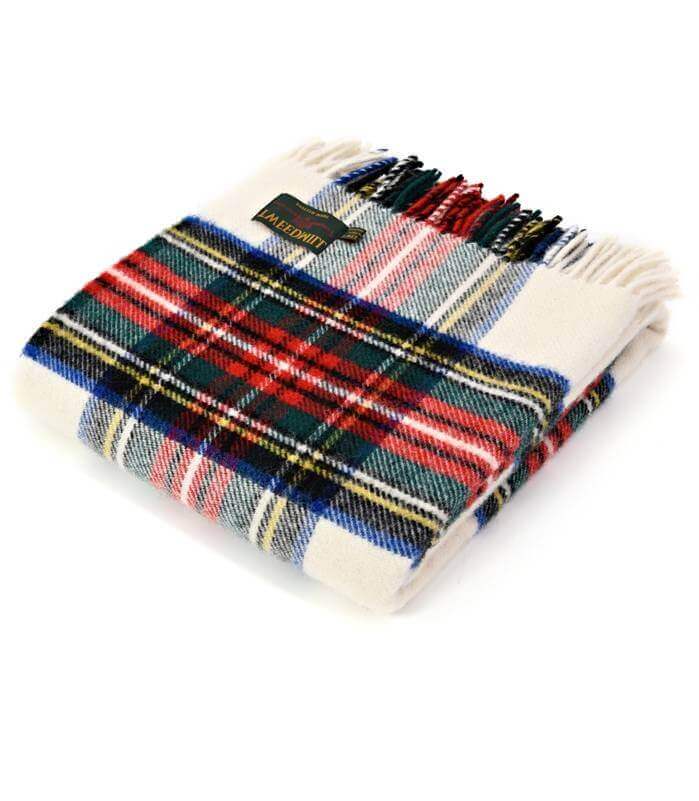 Plaid Laine Écossais Dress Stewart - confort et douceur en pure laine
