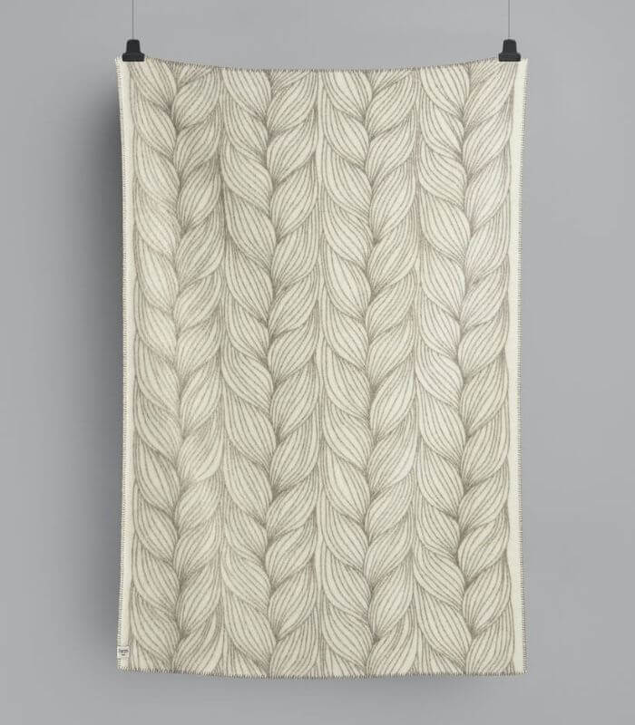 Plaid Pure Laine Design Scandinave 135 x 200 cm, Roros Tweed, ambiance cocooning