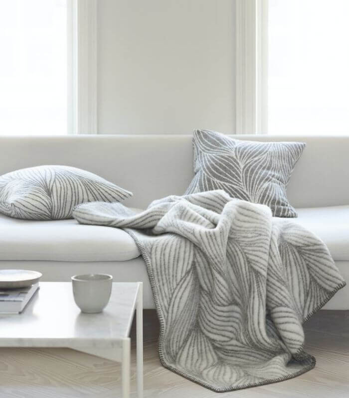 Plaid Pure Laine Design Scandinave 135 x 200 cm, Roros Tweed, confort haut de gamme