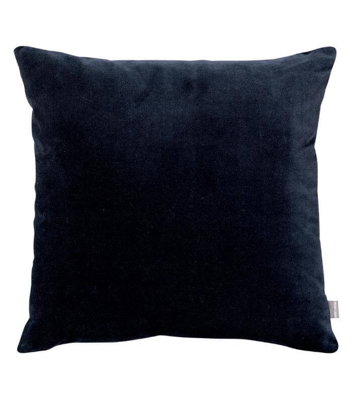 Coussin en Velours ELISE Bleu Cobalt, Vivaraise