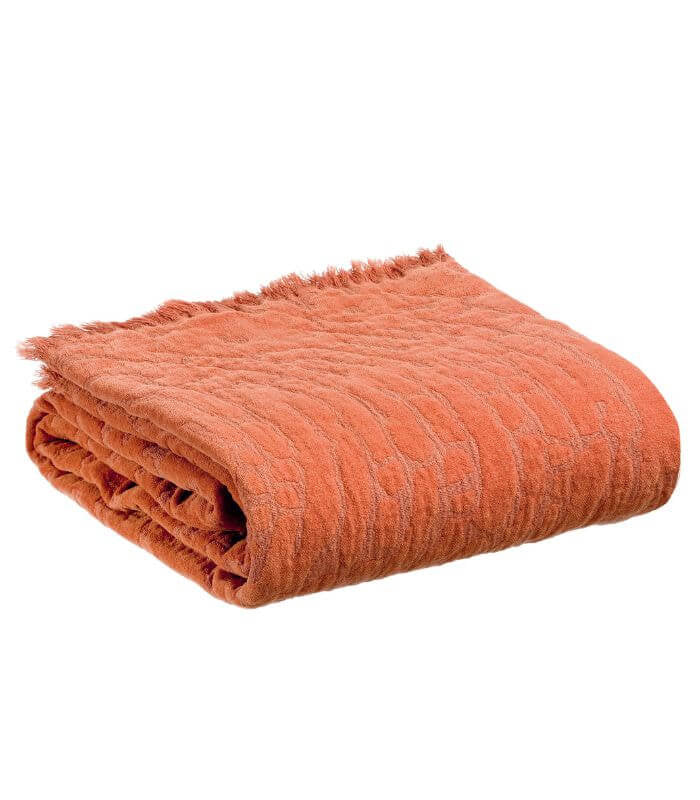 Plaid Coton Ines Paprika, Vivaraise