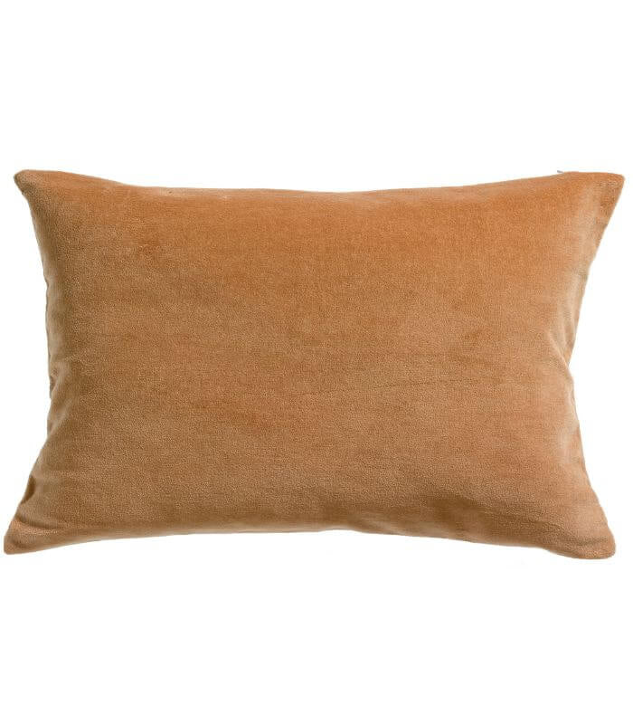 Coussin en Velours ELISE Ocre, Vivaraise, ambiance cocooning
