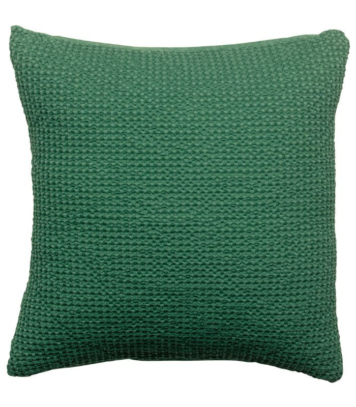 Coussin Coton MAIA Vert Epicéa, Vivaraise