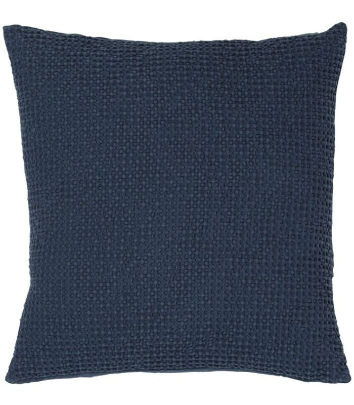 Coussin Coton MAIA Bleu Marine, Vivaraise