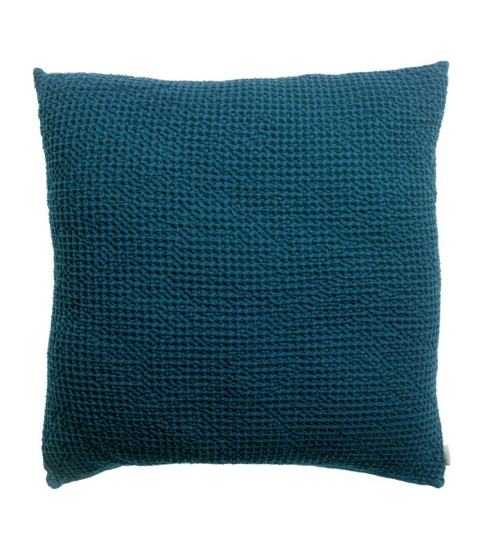 Coussin Coton MAIA Bleu Indigo, Vivaraise