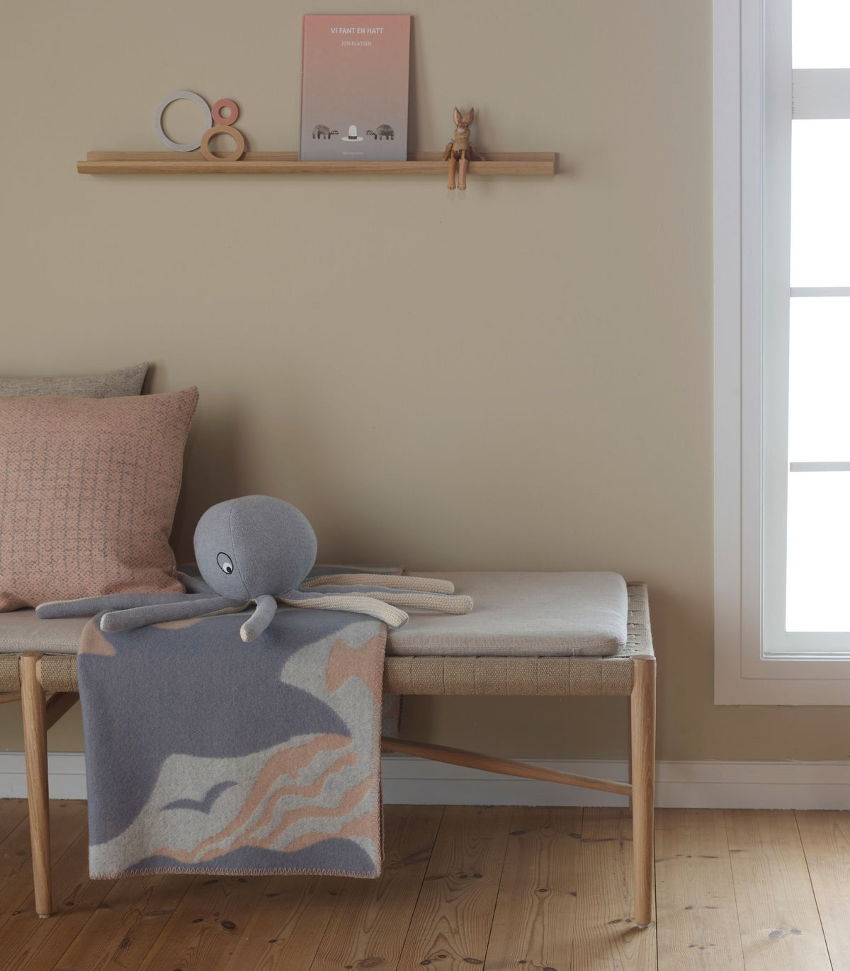 Couverture bébé oiseaux ambiance chambre