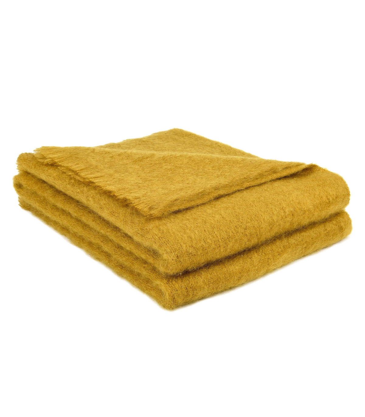 Plaid mohair ambre disponible en trois tailles