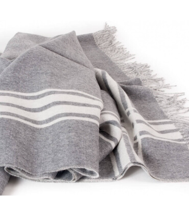 Plaid Inca Luxe Gris