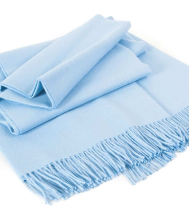 Plaid Paola Bleu Ciel