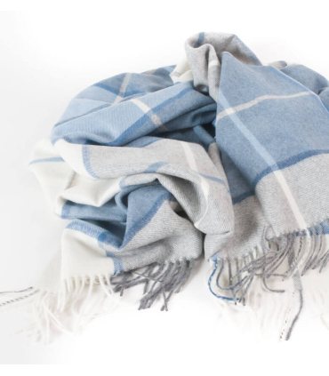 Plaid Hacienda Bleu