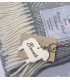 Plaid Naturel Pure Laine Gris