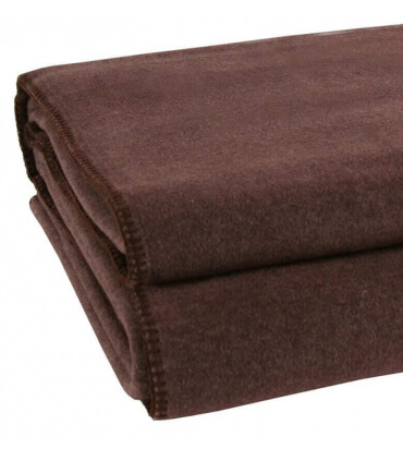 Plaid Soft Fleece Marron