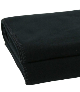 Plaid Soft Fleece Noir