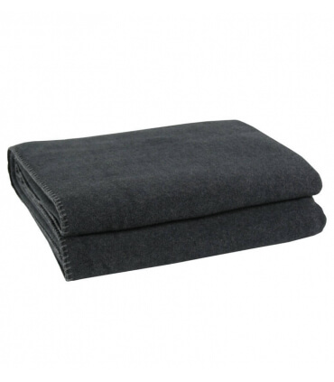 Plaid Soft Fleece Gris Anthracite