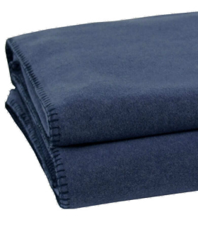 Plaid Soft Fleece Bleu foncé