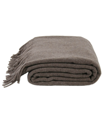 Plaid Laine Noisette Must Have