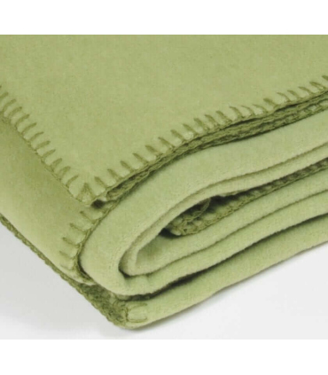 Plaid Vert Amande Soft Fleece