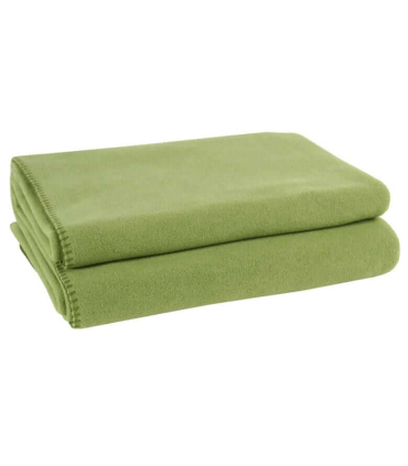 Plaid Vert Amande Soft Fleece