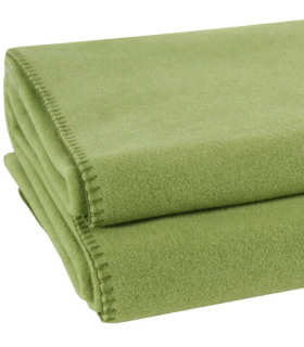 Plaid Vert Amande Soft Fleece
