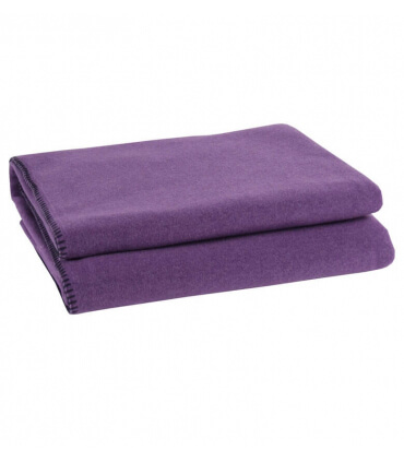 Plaid Aubergine Soft Fleece