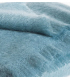 Plaid Mohair Bleu Vert Luxe 140 X 180 cm