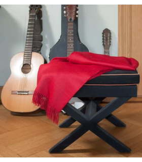 Plaid Paola Rouge Foncé