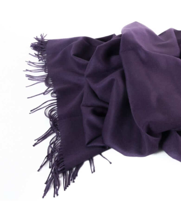 Plaid Paola Aubergine