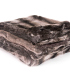 Plaid Fausse Fourrure Loup foncé 150 X 200 cm