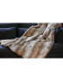 Plaid Fausse Fourrure Renard 150 X 170 cm