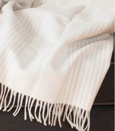 Plaid Cachemire Everest Beige