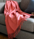 Plaid Alpaga Luxe Corail