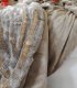 Plaid Fausse Fourrure Marmotte 150 X 170 cm