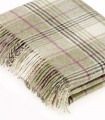 Plaid Pure Laine Écossais Vert Huntingtower