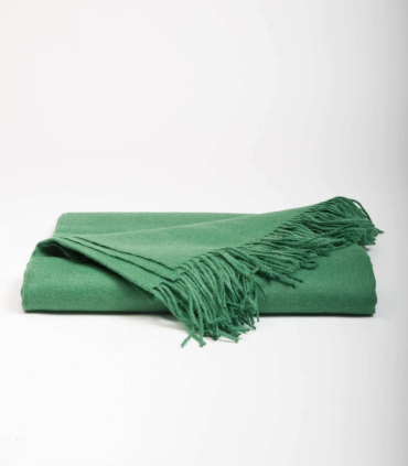 Plaid Laine Alpaga Luxe Paola Vert Forest