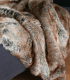 Plaid Fausse Fourrure Luxe Renard 150 X 200 cm