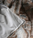 Plaid Fausse Fourrure Luxe Renard 150 X 200 cm