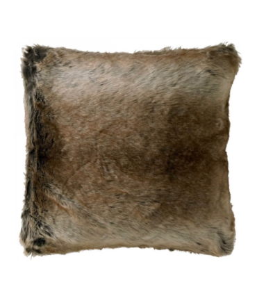 Coussin Fausse Fourrure Luxe Renard 45 X 45 cm