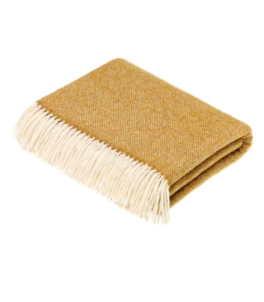 Plaid 100% Laine Mérinos Gold