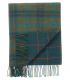 Plaid Laine Écossais Réversible Luxe Vert