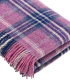 Plaid Ecossais Bruyère - Collection Montacute - 140 X185 cm