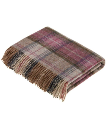 Plaid Ecossais Bruyère - Collection Heritage - 140 X185 cm