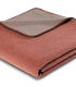 Plaid Laine et Coton 150 X 200 cm Collection ASPEN - Terre de Sienne