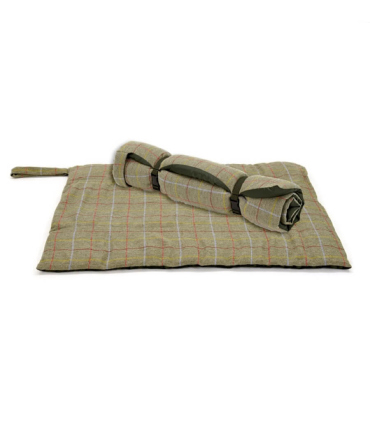 Plaid pour Chien en tweed vert 98 X 72 cm