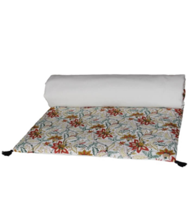 Edredon Bout de Lit Kerala Ivoire 85X200cm