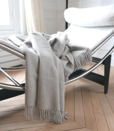 Plaid 100% Cachemire Luxe Taupe - Edition Spéciale 140 X 200 cm