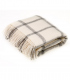 Plaid Naturel Pure Laine Ecru 135 X 195 cm